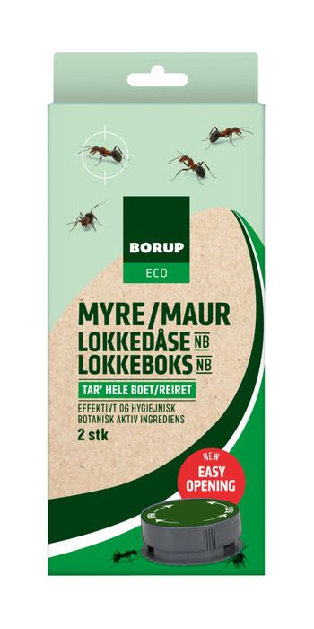 Borup ECO Maurlokkeboks 2 stk.